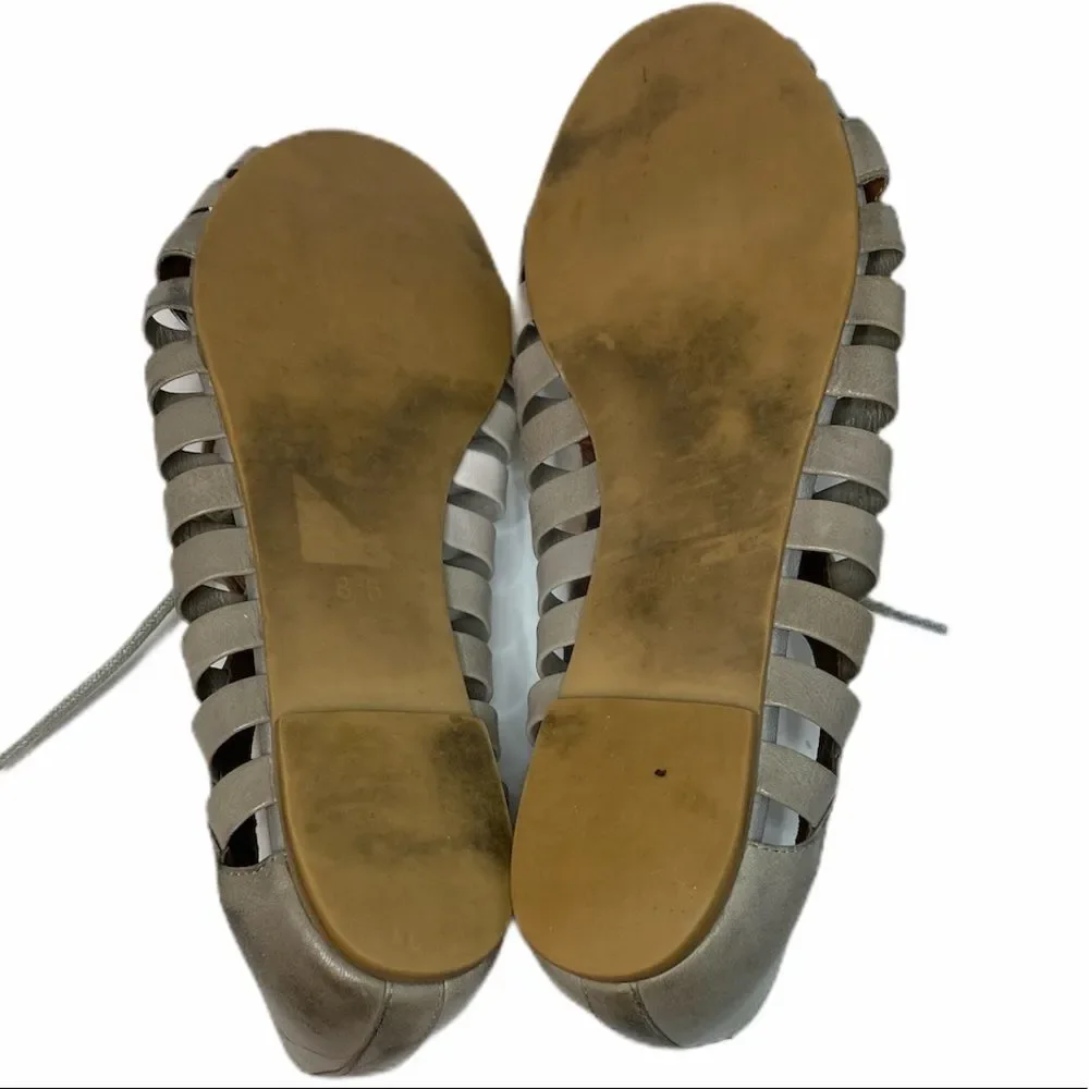 JEFFREY CAMPBELL Flat Drawstring Shoes‎ 8.5 Crisscross